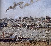 Camille Pissarro St. Sever morning oil on canvas